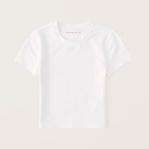 Abercrombie & Fitch Women’s Essential Baby Tee in White